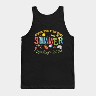 Adventure Begins at Your Library Summer Reading Program 2024 Tank Top